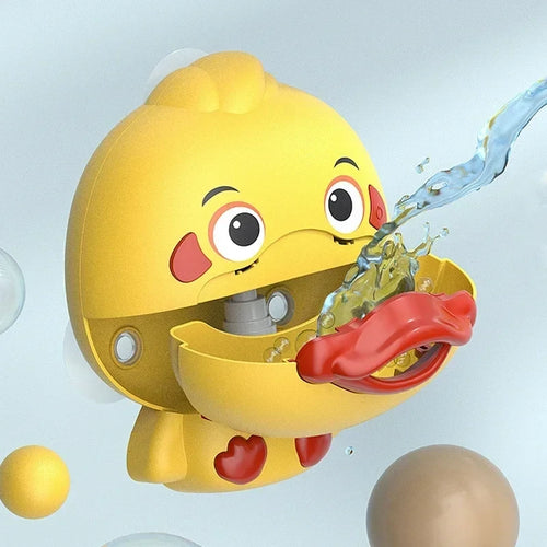 Bubble Duck Baby Bath Toy